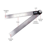 AG - 300D AG - 300D Digital 2 - in - 1 Angle Finder Meter Protractor Ruler 360° 600mm CE marking Digital LCD Display - Gain Express