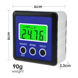 AGF - 201 Digital Protractor Angle Gauge Finder Bevel Box Inclinometer Level Meter Magnetic Base - Gain Express