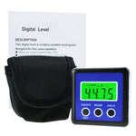 AGF - 201 Digital Protractor Angle Gauge Finder Bevel Box Inclinometer Level Meter Magnetic Base - Gain Express