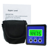 AGF - 201 Digital Protractor Angle Gauge Finder Bevel Box Inclinometer Level Meter Magnetic Base - Gain Express