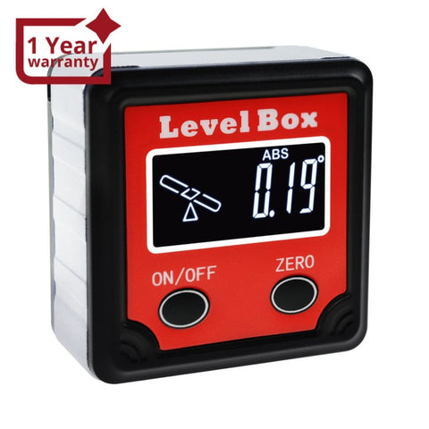 AGF - 260 AGF - 260 Digital Level Box Protractor Angle Finder Bevel Gauge Magnetic Base with Tilt Direction Indicator, 360° (4 x 90°) Inclinometer Cube Meter Measurement Tool for Woodworking Installation - Gain Express