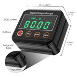 AGF - 320 AGF - 320 Digital Angle Gauge Electronic Protractor with Magnetic Base V - Groove Highly Precise Level Box LED Technology Bright Display Sets Angle Measurement for Table Saw Carpentry etc - Gain Express