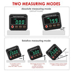 AGF - 320 AGF - 320 Digital Angle Gauge Electronic Protractor with Magnetic Base V - Groove Highly Precise Level Box LED Technology Bright Display Sets Angle Measurement for Table Saw Carpentry etc - Gain Express