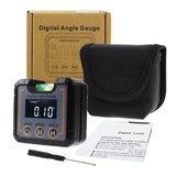 AGF - 321 AGF - 321 Digital Angle Gauge Electronic Protractor Highly Precise Level Box with Bubble Level Magnetic Base Angle Measurement Tool LCD Technology Bright Display - Gain Express