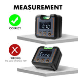 AGF - 321 AGF - 321 Digital Angle Gauge Electronic Protractor Highly Precise Level Box with Bubble Level Magnetic Base Angle Measurement Tool LCD Technology Bright Display - Gain Express