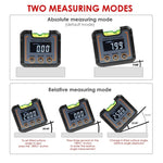 AGF - 321 Digital Angle Gauge Electronic Protractor Highly Precise Level Box with Bubble Level Magnetic Base Angle Measurement Tool LCD Technology Bright Display - Gain Express