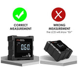 AGF - 325 AGF - 325 Digital Level Box Angle Finder with 4 Magnetic Bases Inclinometer Large LCD Display Backlight EBTN IP54 Waterproof Level - Gain Express