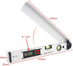 AGF - 326 AGF - 326 Digital Angle Finder Protractor Meter 0 - 225° with Horizontal & Vertical Bubble Level, Backlit Display - Gain Express