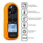 AM - 816 AM - 816 2 - in - 1 Mini Handheld Digital Anemometer with Thermometer, Air Flow Wind Speed Meter, Beaufort Wind Scale Bar Graph, Ideal for Drone Flying, Sailing, Ventilation System Airflow Measurement, m/S , km/H , Ft/min., Knots, mph, Celsius or Fahrenheit - Gain Express