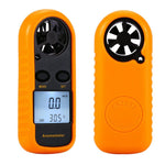 AM - 816 2 - in - 1 Mini Handheld Digital Anemometer with Thermometer, Air Flow Wind Speed Meter, Beaufort Wind Scale Bar Graph, Ideal for Drone Flying, Sailing, Ventilation System Airflow Measurement, m/S , km/H , Ft/min., Knots, mph, Celsius or Fahrenheit - Gain Express