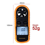 AM - 816 AM - 816 2 - in - 1 Mini Handheld Digital Anemometer with Thermometer, Air Flow Wind Speed Meter, Beaufort Wind Scale Bar Graph, Ideal for Drone Flying, Sailing, Ventilation System Airflow Measurement, m/S , km/H , Ft/min., Knots, mph, Celsius or Fahrenheit - Gain Express