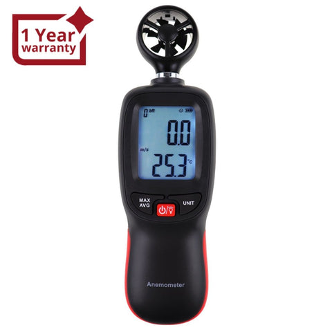 ANE - 271 ANE - 271 Digital Handheld Anemometer Wind Speed Meter Measure Temperature Air Velocity Wind Chill Gauge with Data Recording for Windsurfing Kite flying Sailing Surfing Fishing - Gain Express