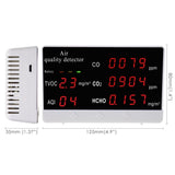 AQM - 306 AQM - 306 Air Quality Monitor CO2 / CO / HCHO / TVOC / AQI Formaldehyde Detector Rechargeable Accurate Air Gas Tester for Home Office and Various Occasion - Gain Express