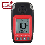 AQM - 338 AQM - 338 Hydrogen Sulfide Detector H₂S Monitor 0~100ppm Electrochemical H₂S Sensor LED Alarm with LCD Screen Backlight Portable Tester - Gain Express