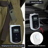 AQM - 393 AQM - 393 Travel Carbon Monoxide Detector Portable Mini Vehicle CO Detector Air Quality Monitor for Car, RV, Aircraft CO Gas Alarm with Audible Visual Alert, Lanyard clip - Gain Express