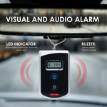 AQM - 393 AQM - 393 Travel Carbon Monoxide Detector Portable Mini Vehicle CO Detector Air Quality Monitor for Car, RV, Aircraft CO Gas Alarm with Audible Visual Alert, Lanyard clip - Gain Express