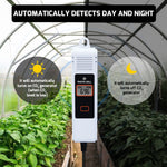 AQM - 419_US AQM - 419 Dual - Output CO2 Controller Carbon Dioxide Monitor with Day & Night Auto Detection, Temperature and Humidity Measurement, 15ft Remote NDIR CO2 Sensor, and Trend Chart for Greenhouses, Offices, Factories, Homes, etc. - Gain Express