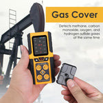 AQM - 434 AQM - 434 Gas Leak Detector 4 - in - 1 H2S|EX|O2|CO Tester Analyzer Instant Alerts Audible, Light, Vibration Alarm Natural Methane Gas Detector IP68 with Data Storage Portable Rechargeable - Gain Express