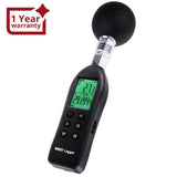 AZ87786 AZ87786 WBGT (Wet Bulb Globe Temperature) Heat Stress Meter Datalogger Air Globe Temperature Humidity Tester with Backlight Indicator Audible Alarm Data Logging Function Handheld or Mount in Tripod - Gain Express