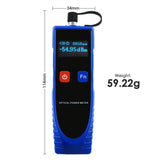 CAB - 38 CAB - 38 OPM Optical Power Meter Digital Power Factor Meter, - 70 ~ 6dBm with 6 Optic Wave Length, Portable Fiber Optic Cable Tester with FC converter for FC/SC/ST - Gain Express