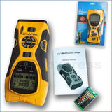 CK - 109_yellow CK - 109_yellow 5in1 Distance Meter Stud Metal Live Wire Detector & Laser Marker - Gain Express