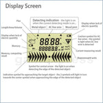 CK - 109_yellow CK - 109_yellow 5in1 Distance Meter Stud Metal Live Wire Detector & Laser Marker - Gain Express