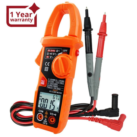 CLM - 221 CLM - 221 Smart Digital Clamp Meter Multimeter 6000 Counts Auto Scan Anti - burn Auto Range AC/DC Voltage ACA NCV Tester - Gain Express