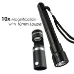 CLMG - 7201 CLMG - 7201 10x 18mm Handheld Darkfield Loupe, with LED Flashlight Jeweller Gem Inspection Tools - Gain Express