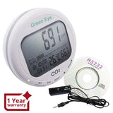 CO98 CO98 CO2 Data Logger Temperature Humidity Monitor 9999ppm - Gain Express