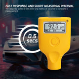 CTM - 407 CTM - 407 Paint Thickness Meter Mil Coating Depth Gauge Tester with Fe/NFe Measuring 0 - 3500 μm for Used Car Buyers, Check The Cars Original Coating - Gain Express