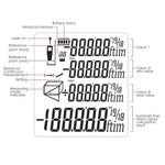 DIS - 209 DIS - 209 40M (131ft) Digital Laser Distance Meter Measuring Device D8 Rangefinder Measure Telemetro Range Finder with Backlit LCD Screen, Single - distance/ Continuous Measurement Area Pythagorean Modes, +/ - 1.5mm High Accuracy - Gain Express