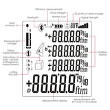 DIS - 60 DIS - 60 Digital Laser Distance Meter 40m (131ft) Handheld Range Finder Area & Volume Measuring Tools Meter Tester with Backlight and Spirit Bubble Level, ±1mm accuracy - Gain Express