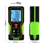 DIS - 60 DIS - 60 Digital Laser Distance Meter 40m (131ft) Handheld Range Finder Area & Volume Measuring Tools Meter Tester with Backlight and Spirit Bubble Level, ±1mm accuracy - Gain Express