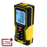 DIS - 61 DIS - 61 Digital Laser Distance Meter 70m (229ft) Handheld Range Finder Area & Volume Measuring Tools Meter Tester with Backlight and Spirit Bubble Level, ±1mm accuracy - Gain Express