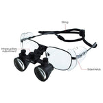 DL - 025 DL - 025 2.5x Magnification Dental Loupes, Galilean Style Titanium Frame, Dental Surgical Medical Binocular, 100mm Field of View + 90mm Depth of Field +420mm Working Distance, Flip - Up Function Flexible Optical Glass Loupe Dentistry - Gain Express