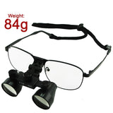 DL - 035 DL - 035 3.5x Magnification Dental Loupes, Galilean Style Titanium Frame, Dental Surgical Medical Binocular, 60mm Field of View + 55mm Depth of Field +420mm Working Distance, Flip - Up Function Flexible Optical Glass Loupe Dentistry - Gain Express