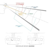 DL - 035 DL - 035 3.5x Magnification Dental Loupes, Galilean Style Titanium Frame, Dental Surgical Medical Binocular, 60mm Field of View + 55mm Depth of Field +420mm Working Distance, Flip - Up Function Flexible Optical Glass Loupe Dentistry - Gain Express