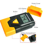 DM1100 DM1100 3 - in - 1 Digital 2 Pin Wood Building Hard Material Moisture Meter Temperature °C / °F Measure - Gain Express