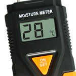 DM1100 DM1100 3 - in - 1 Digital 2 Pin Wood Building Hard Material Moisture Meter Temperature °C / °F Measure - Gain Express