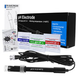 E - 312 E - 312 High Accuracy pH Electrode with Calibration Powder, 0 - 14 pH Probe with BNC Connector & 300cm Cable for Wide Application - Gain Express