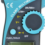 E04 - 007 E04 - 007 Digital Auto Range Clamp Multimeter AC DC Voltage Current Tester LCD Display CE Marking - Gain Express