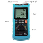 E04 - 024 E04 - 024 Automotive Multimeter Scan Car Engine Analyzer RPM Voltage Current Dwell Angle w/ Buzzer - Gain Express