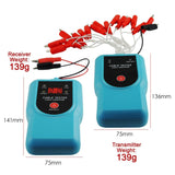 E04 - 031 E04 - 031 Transmitter & Receiver Cable Tester Identifier Alligator Clip Test DC Voltage Continuity Overload Protection - Gain Express