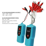 E04 - 031 E04 - 031 Transmitter & Receiver Cable Tester Identifier Alligator Clip Test DC Voltage Continuity Overload Protection - Gain Express