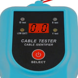 E04 - 031 E04 - 031 Transmitter & Receiver Cable Tester Identifier Alligator Clip Test DC Voltage Continuity Overload Protection - Gain Express