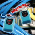 E04 - 031 E04 - 031 Transmitter & Receiver Cable Tester Identifier Alligator Clip Test DC Voltage Continuity Overload Protection - Gain Express