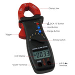 E04 - 032 E04 - 032 Digital Clamp Meter Multimeter DC AC Voltage Current Resistance Diode Continuity Tester LCD Display - Gain Express