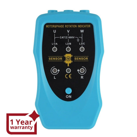 E04 - 035 E04 - 035 Phase Sequence and Motor Rotation Conveyors Pump Tester Meter Tool 120~460VAC - Gain Express