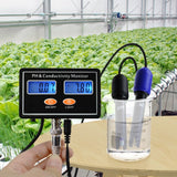 ECM - 231_EU ECM - 231 Online PH & EC Conductivity Monitor Meter Tester ATC, Water Quality Real - time Continuous Monitoring, Rechargeable, for Aquaculture, Aquarium, Pond, Hydroponics - Gain Express