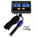 ECM - 231_EU ECM - 231 Online PH & EC Conductivity Monitor Meter Tester ATC, Water Quality Real - time Continuous Monitoring, Rechargeable, for Aquaculture, Aquarium, Pond, Hydroponics - Gain Express